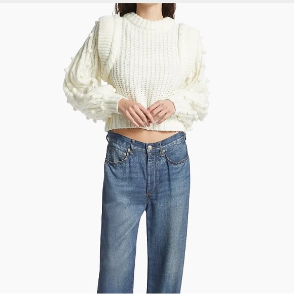 FARM Rio Cream Braided Knit Sweater - Picture 2 of 5